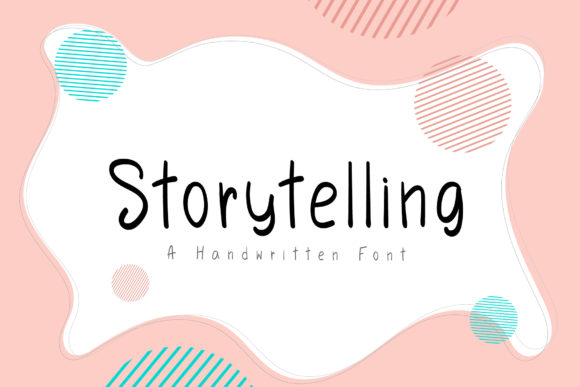 Storytelling Font Poster 1