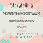 Storytelling Font Poster 3