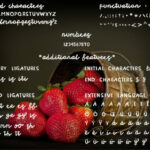 Strawberry Moon Font Poster 6