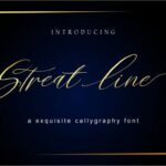 Streat Line Font Poster 1