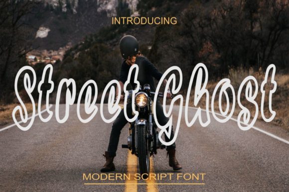 Street Ghost Font Poster 1