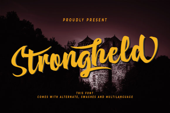 Strongheld Font Poster 1