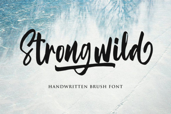 Strongwild Font Poster 1