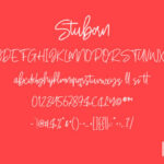 Stuborn Font Poster 10