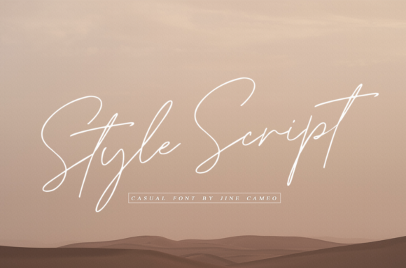 Style Script Font