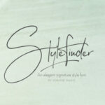 Stylefinder Font Poster 1