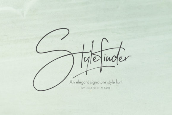 Stylefinder Font Poster 1