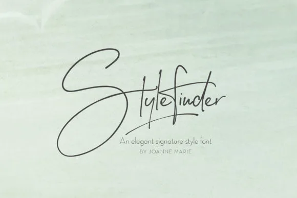 Stylefinder Font Poster 1