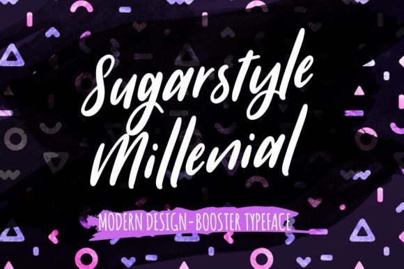 Sugarstyle Millenial Font Poster 1