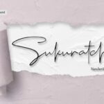 Sukuratchi Font Poster 1