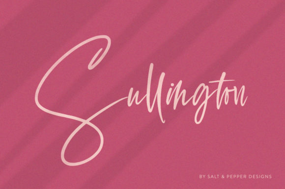 Sullington Font Poster 1