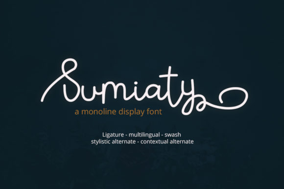 Sumiaty Font Poster 1
