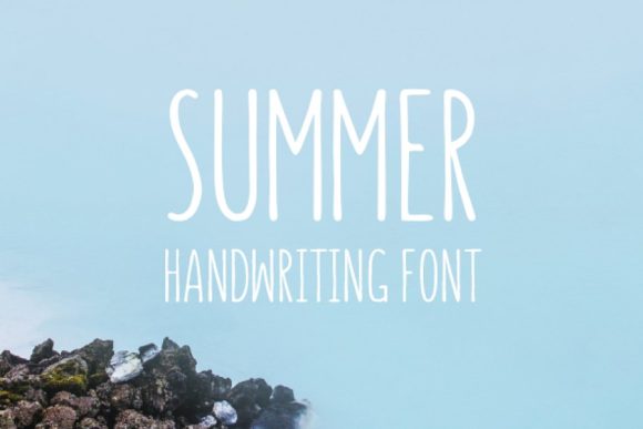 Summer Font Poster 1