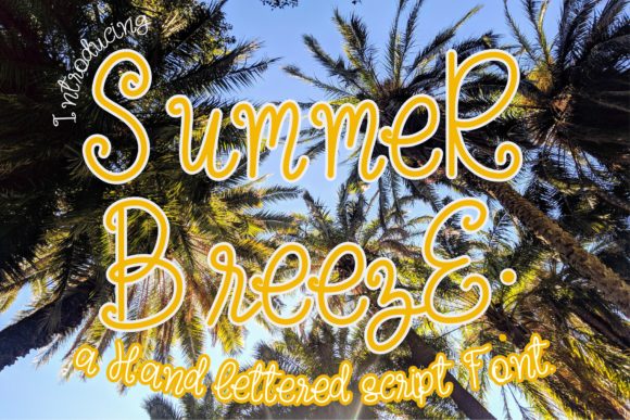 Summer Breeze Font Poster 1