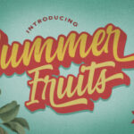 Summer Fruits Font Poster 1