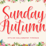 Sunday Autumn Font Poster 1