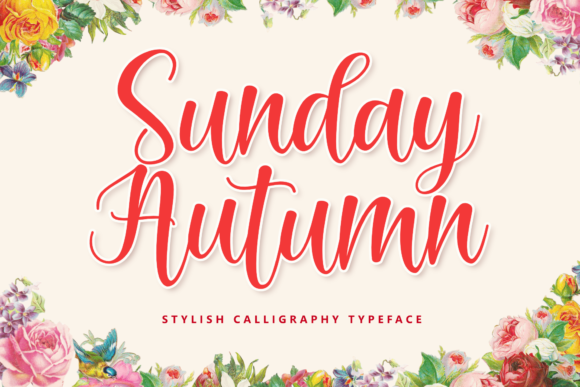 Sunday Autumn Font Poster 1