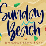 Sunday Beach Font Poster 1
