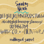 Sunday Beach Font Poster 7