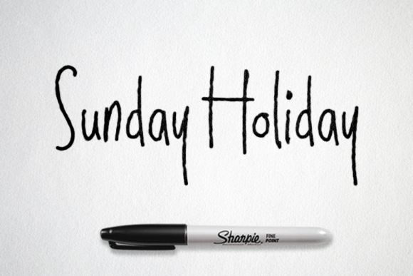 Sunday Holiday Font Poster 1