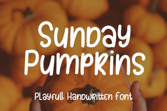 Sunday Pumpkins Font