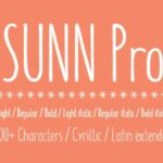 Sunn Pro Font Poster 1