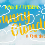 Sunny Cloudy Duo Font Poster 1