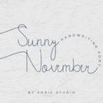 Sunny November Font Poster 2