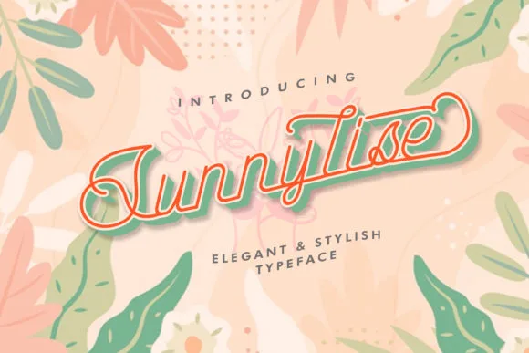 Sunnylise Font Sunnylise Font Poster 1