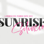 Sunrise Silencio Duo Font Poster 1
