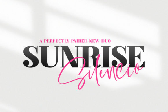 Sunrise Silencio Duo Font