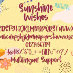 Sunshine Wishes Font Poster 6