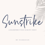 Sunstrike Font Poster 1