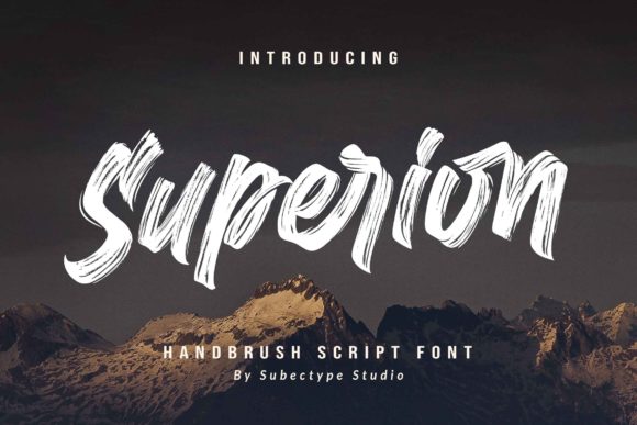 Superion Font Poster 1