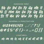 Superion Font Poster 10