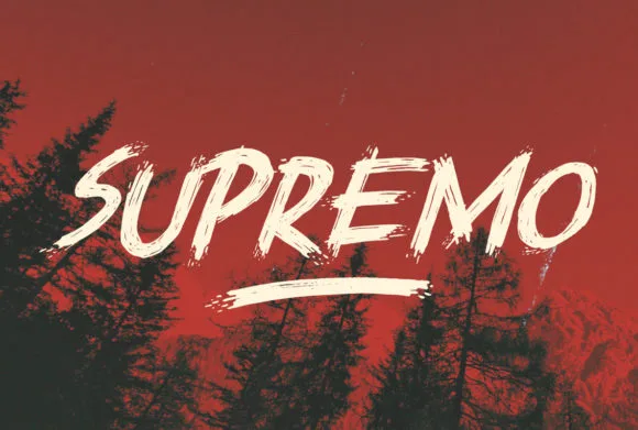 Supremo Font Supremo Font Poster 1