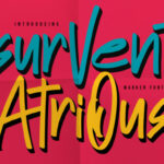 Survent Atrious Font Poster 1