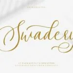 Swadery Font Poster 1