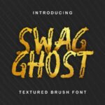Swag Ghost Font Poster 1