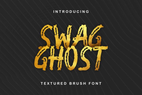 Swag Ghost Font Poster 1