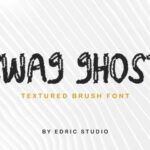 Swag Ghost Font Poster 2