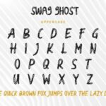 Swag Ghost Font Poster 5
