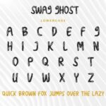 Swag Ghost Font Poster 8