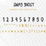 Swag Ghost Font Poster 10