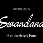 Swandana Font Poster 2