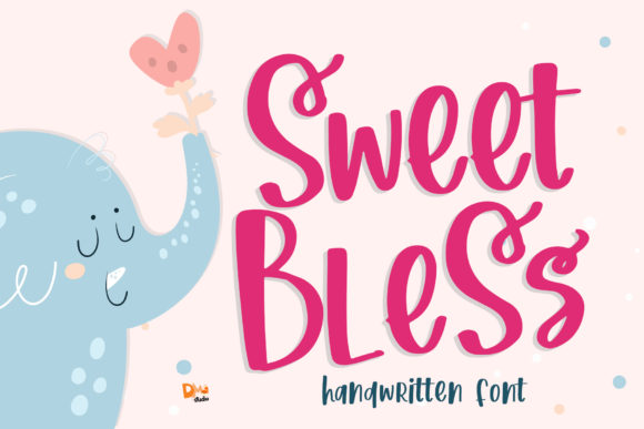 Sweet Bless Font Poster 1