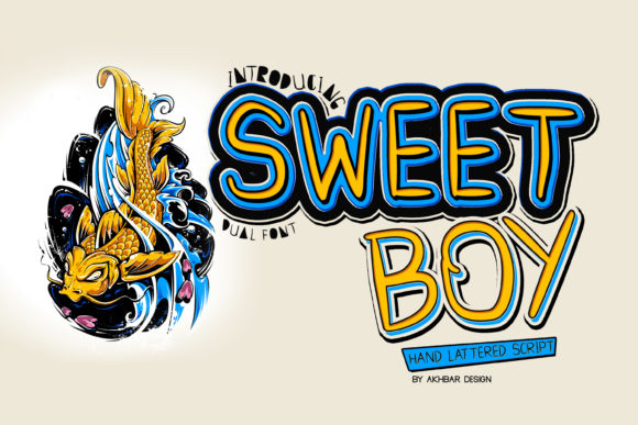 Sweet Boy Font Poster 1