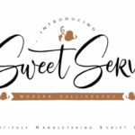 Sweet Serve Font Poster 1