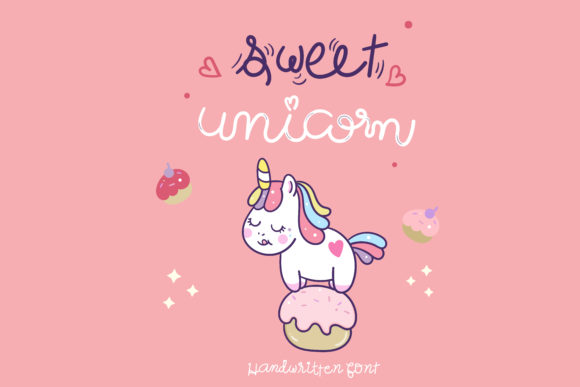 Sweet Unicorn Font Poster 1