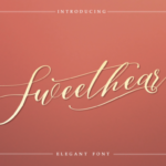 Sweetheart Font Poster 1